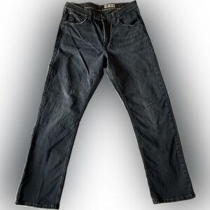 Wrangler Men's Dark Blue Straight Jeans